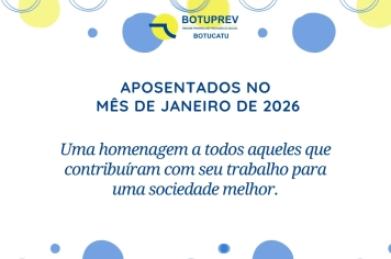 Aposentados Mês de Janeiro/2026