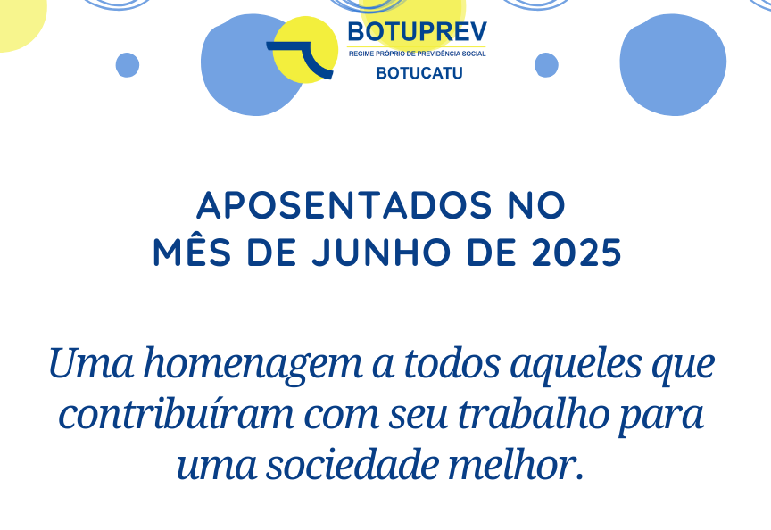 Aposentados Mês de Junho/2025