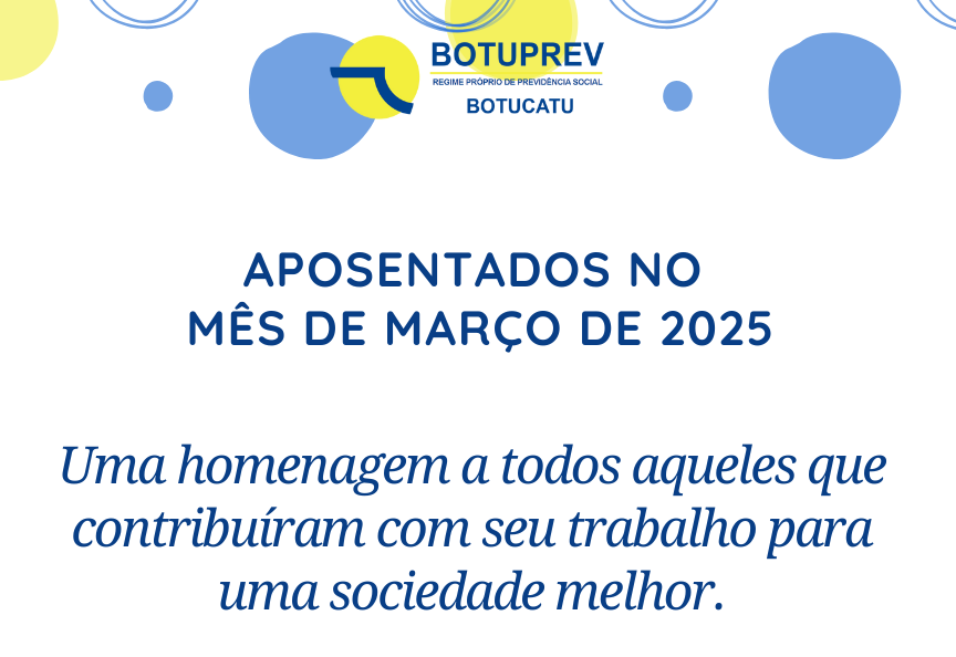 Aposentados Mês de Março/2025